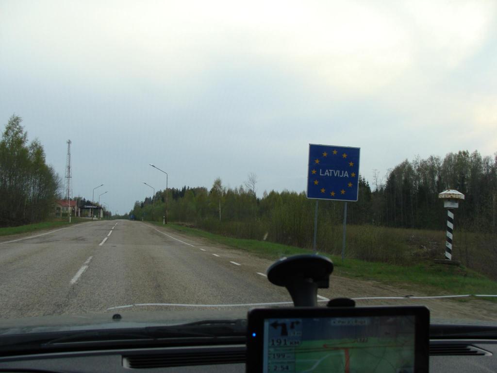 Граница Эстония-Латвия