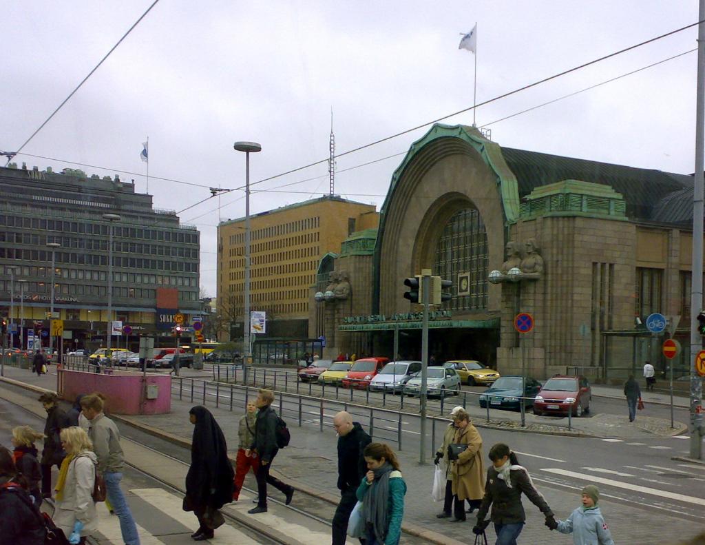 Хельсинки, вокзал