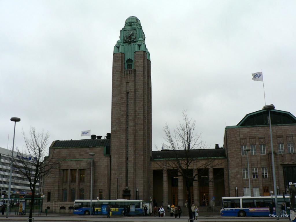 Хельсинки, вокзал